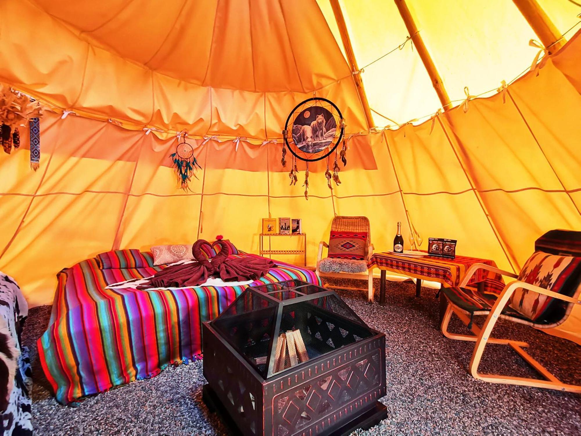 فندق Teepee Camp Lounky Chodouny المظهر الخارجي الصورة